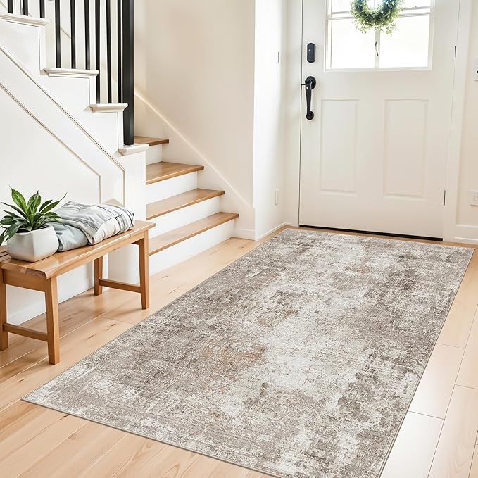4x5 Washable Area Rugs for Entryway