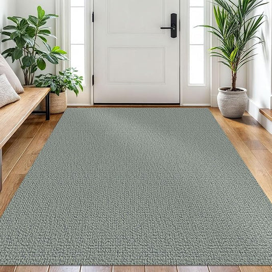 EARTHALL Washable Area Rug 4x6 Ft Non Slip Rugs