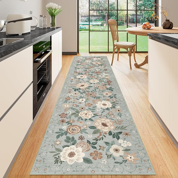 DUKINO Runner Rug, 2x10 Kitchen Runner Rug