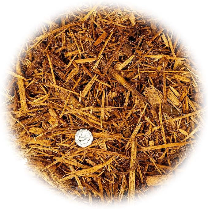 Gardenera Yellow Mulch - Protect Your Plants with a Sustainable Ground Cover - 4 QUARTS
