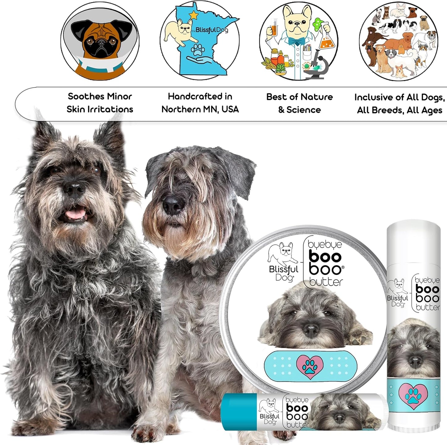 The Blissful Dog Schnauzer Boo Butter, 0.50 oz