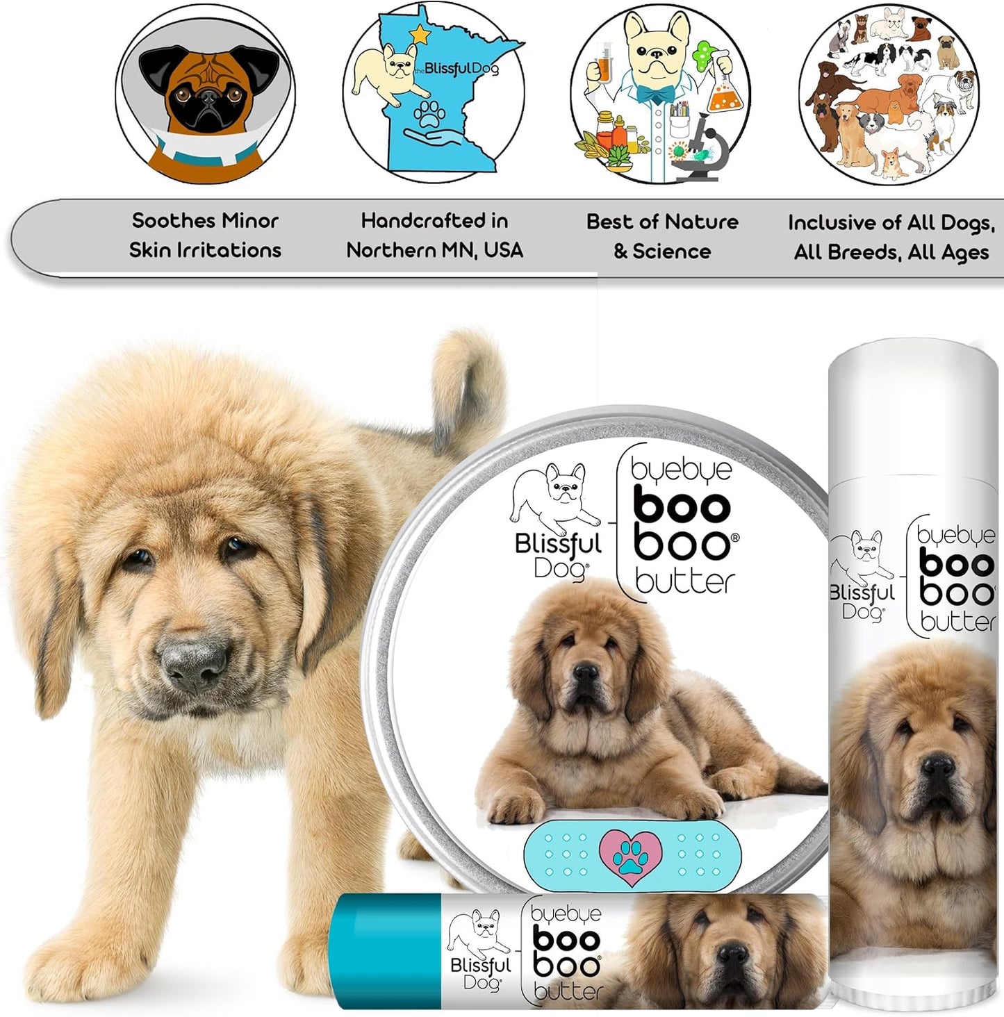 Tibetan Mastiff Boo Boo Butter, 0.50 oz