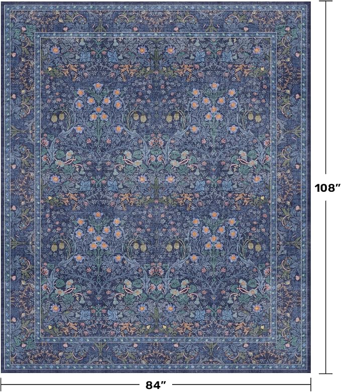 Washable Dining Room Rugs for Under Table