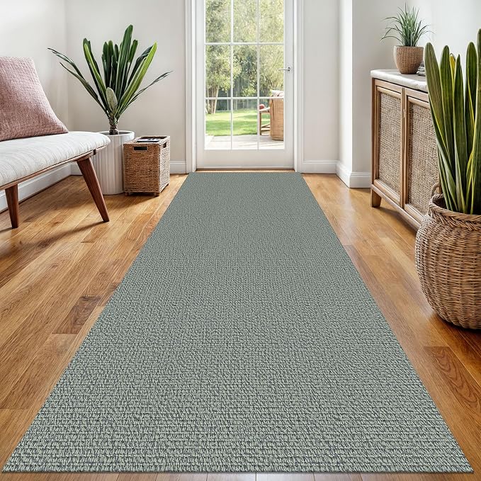 EARTHALL Washable Runner Rug 3x8 Ft Non Slip Runners