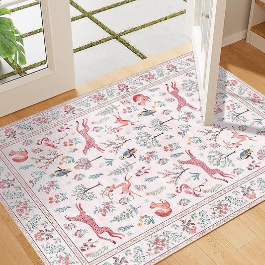DUKINO 2x3 Rug, Washable Animal Rugs