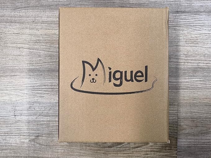 Miguel Washable Cat Beds for Indoor Cats with Removable Cushion/Pillow, Easy to Wash Small Dog Bed with Side, Large Rectangle Kitten Bed Cuddle Puppy Bed with Anti-Slip Bottom, Dark Gray 20 Inch