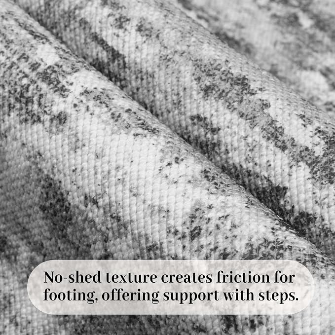 3x5 Area Rug Washable Entryway Rug Non Slip Abstract Tear and Stain Resistance