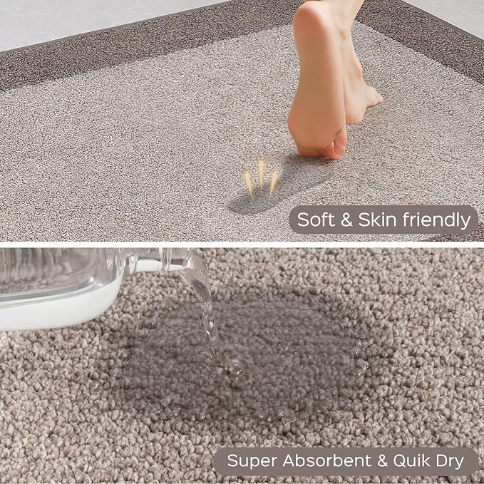 Machine Washable Kitchen Rug 24" x 70", Non Slip Kitchen Mat