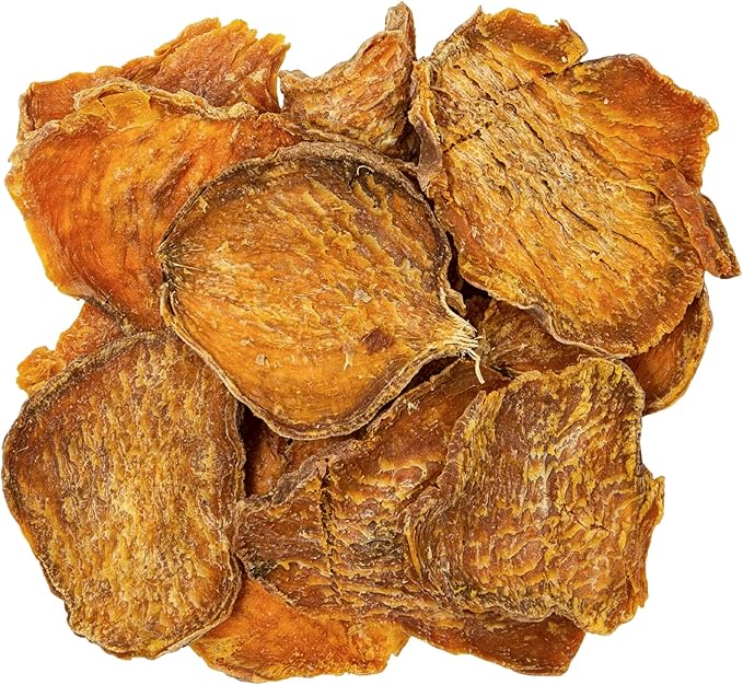 hotspot pets Dehydrated Sweet Potato Dog Treats (2 Pound Bag)- All Natural Rawhide Free, Grain-Free, & High in Fiber- Ideal for Small to Large Dogs - Perfect Dog Chews for Training, or Treat