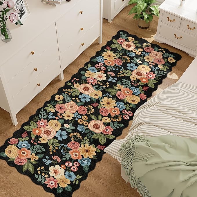 DUKINO 2x6 Runner Rug for Hallway, Washable Kitchen Rug