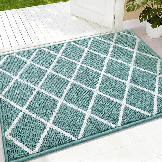 Finchitty Indoor Door Mat, Dirt Resistant and Absorbent, Low-Profile, Washable