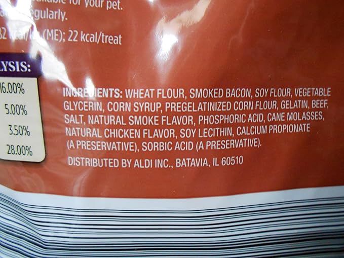 Shep Heart to Tail Dog Treats Bacon Flavored Curlz 25 oz