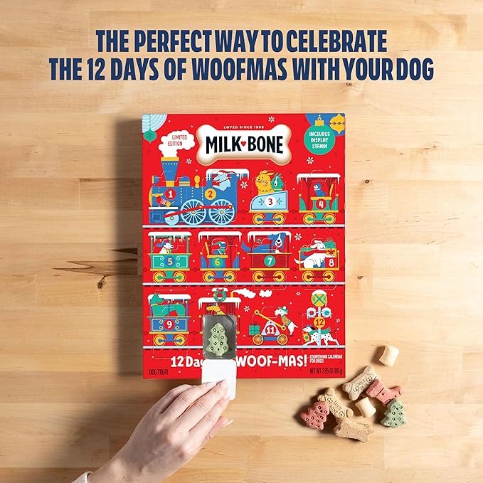 Milk-Bone Holiday 12 Day Treat Calendar, 2.85 oz Box