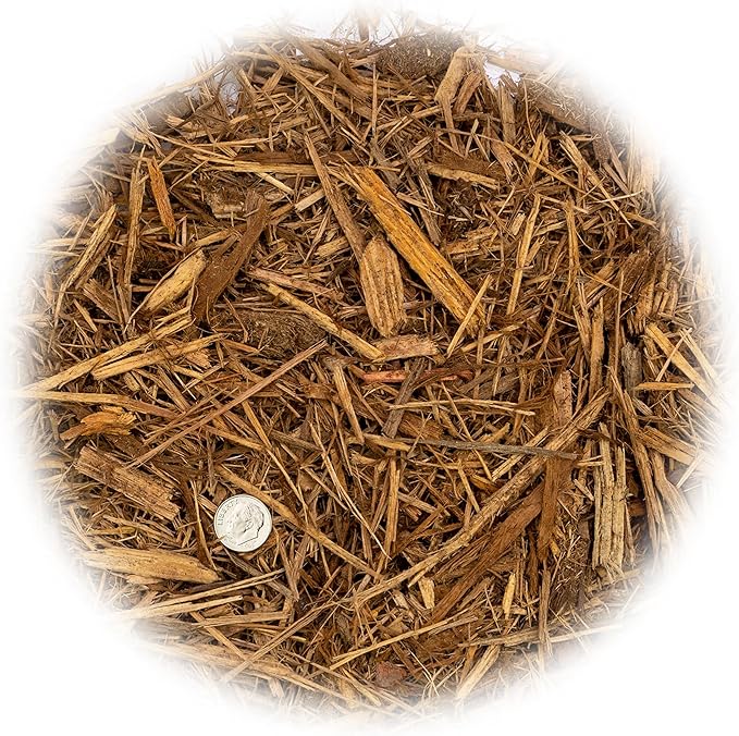 GARDENERA Eucalyptus Mulch - Improve Soil Health and Moisture Retention for Thriving Plants - 3 QUARTS