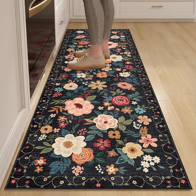 DUKINO Runner Rug, 2.6x8 Kitchen Rugs