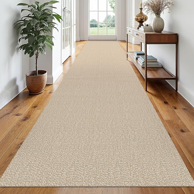 EARTHALL Runner Rug 3x20 Ft Washable Runners