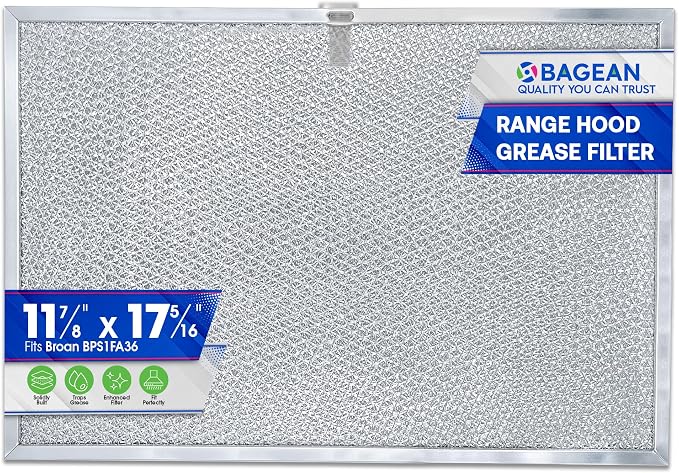 Bagean Stove Hood Vent Filter 11.8" x 17.35" BPS1FA36 Compatible