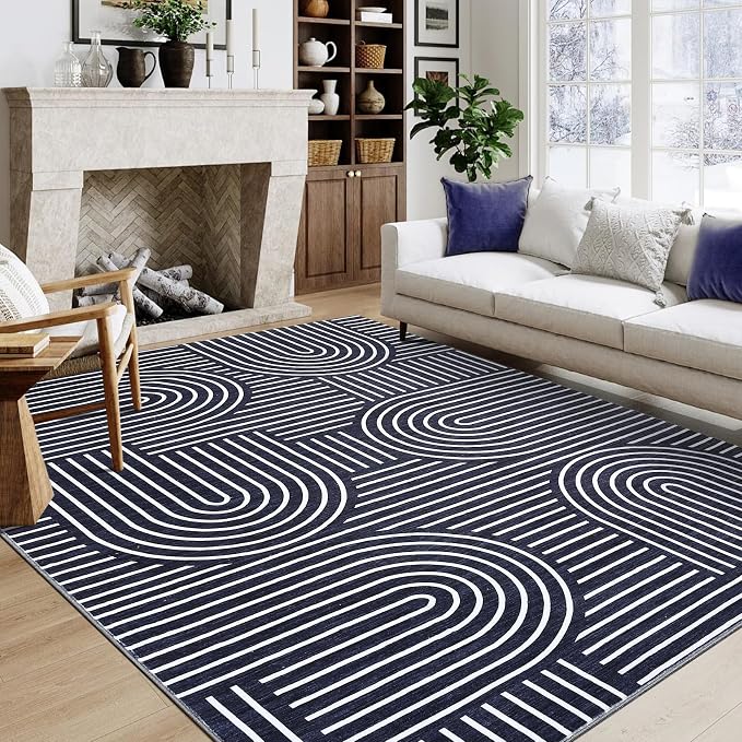 ROYHOME Washable Rug 5x7 Area Rugs
