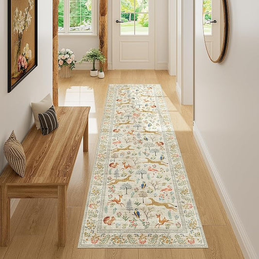 DUKINO Runner Rug, 2x7 Washable Kitchen Rugs