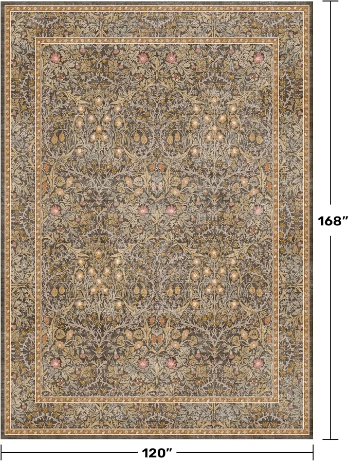 Washable 10x14 Living Room Rug