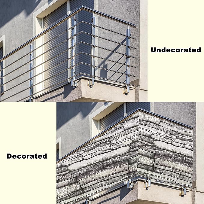 Privacy Fence Screen 9.8' x 29.5' Privacy Protection Weatherproof Outdoor Dog