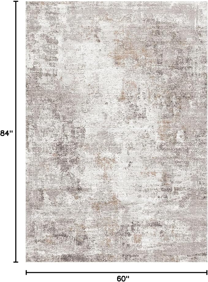 5x7 Non-Slip Machine Washable Area Rug