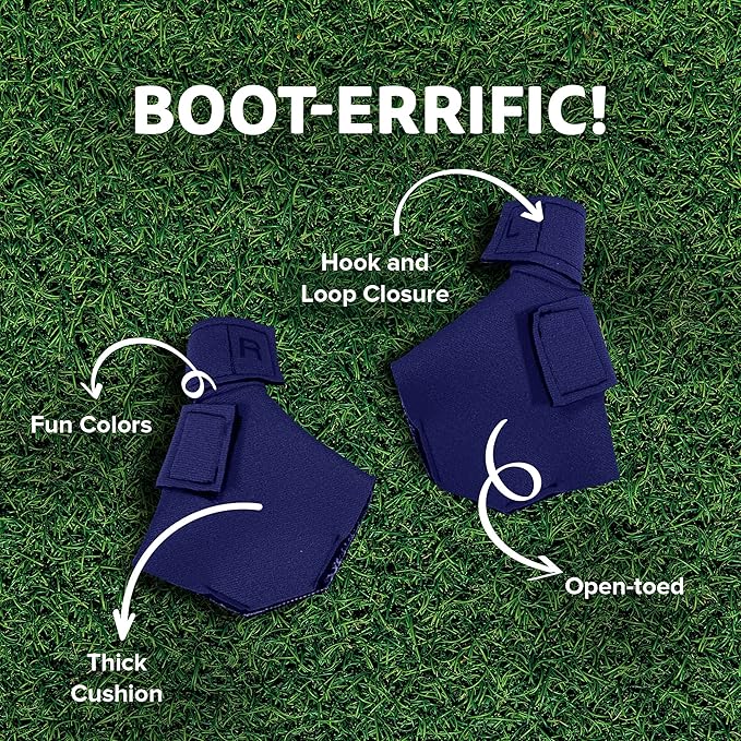 Duck Shoes for Injured Feet – Protective Neoprene Footwear for Ducks, Protective Shoes for Birds with Injured feet, Bumblefoot Relief - Small, 2.5’’ Max. Inside Width - Navy