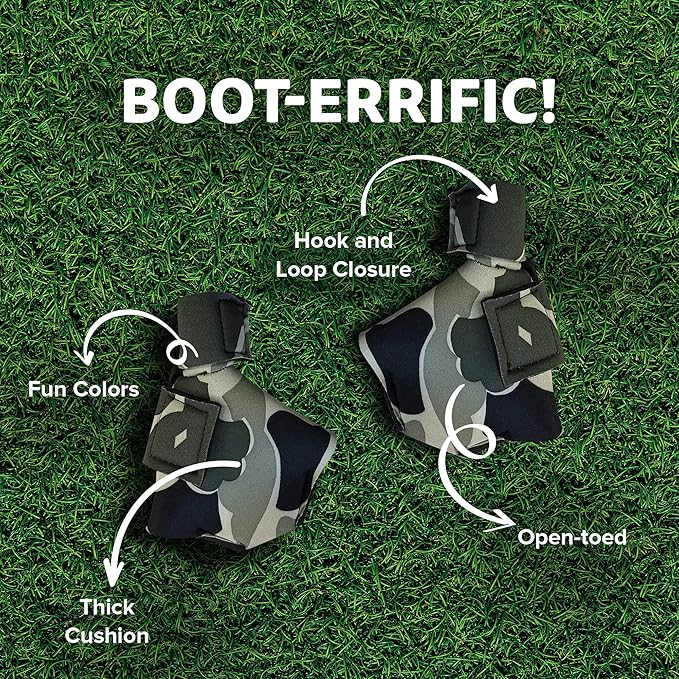 Duck Shoes for Injured Feet – Protective Neoprene Footwear for Ducks, Protective Shoes for Birds with Injured feet, Bumblefoot Relief - Medium, 3.5” Max. Inside Width - Gray Camouflage