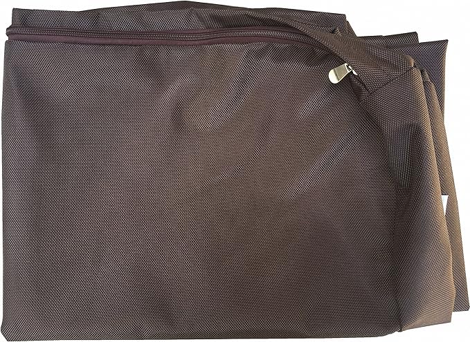 Dogbed4less Large Memory Foam Dog Bed Pillow with Orthopedic Comfort, Waterproof Liner and Heavy Duty 1680 Nylon Cover 41X27 Inches, Seal Brown