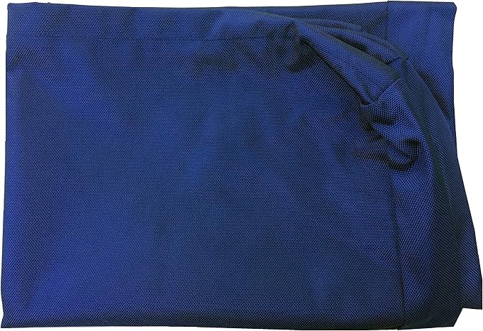 Dogbed4less Medium Shredded Memory Foam Dog Bed Pillow with Waterproof Liner and Heavy Duty Nylon Cover 37X27 Inches, Blue