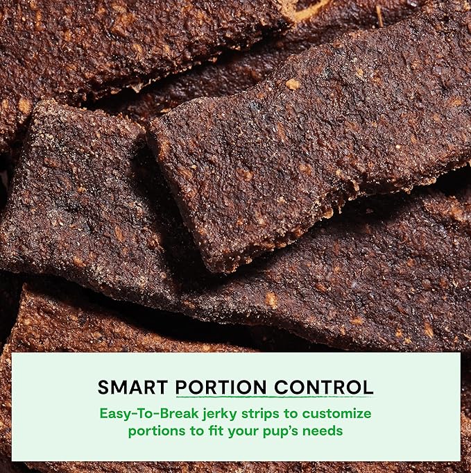 Open Farm, Dog Jerky Treats, Soft & Chewy Oven-Baked Jerky Strips Made with Ethically & Sustainably Sourced Ingredients, Protein Packed Dog Treats, Grain Free Wild Caught Salmon Recipe, 5.6oz Pouch