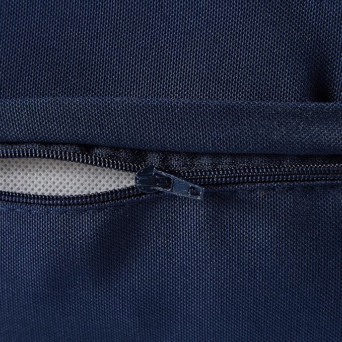 Charlie Rectangle Indoor/Outdoor Pillow Style Dog Bed, Navy, Large (36" x 48")