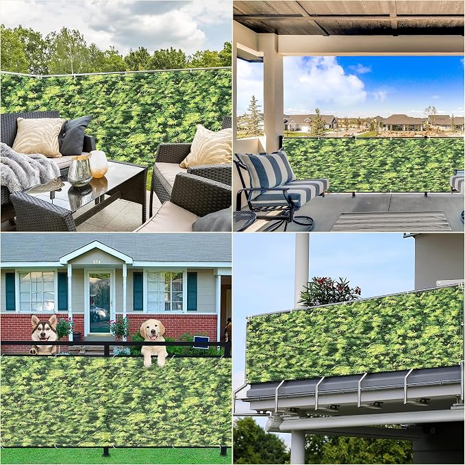 Fence Privacy Screen 2' x 29.5' Durable UV-Resistant Patio Privacy Screen