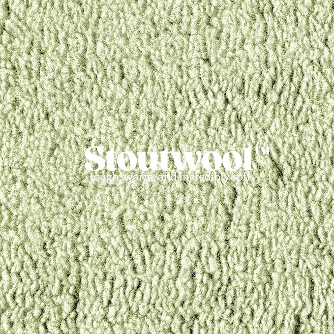 Stoutwool Indestructible Dog Bed - Fluffy Chew Proof Dog Crate Pad - Tough Kennel Pad for Aggressive Chewers - Washable, Ideal for Large Breeds & Fits 36-Inch Crate - 35"x22", Gleam