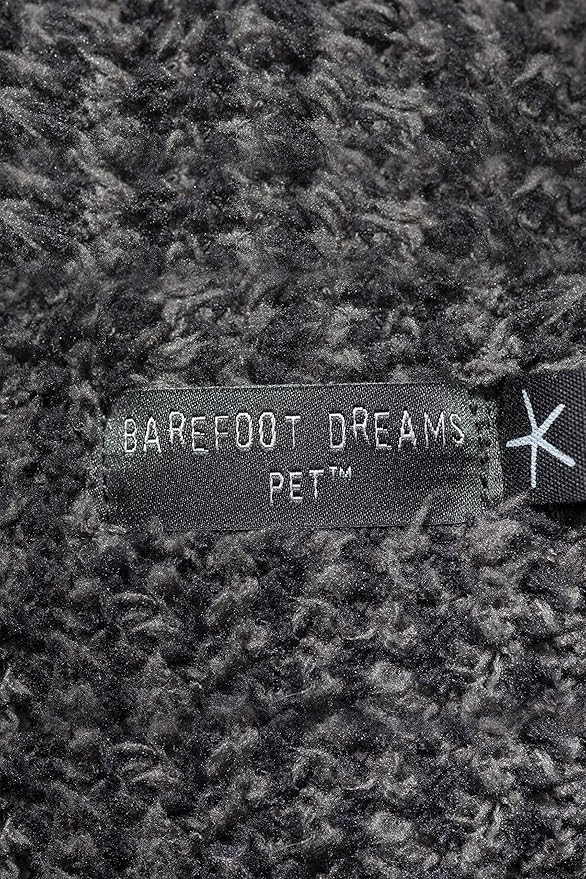 Barefoot Dreams® CozyChic® Round Pet Bed, Carbon-Black, Medium (26.5")