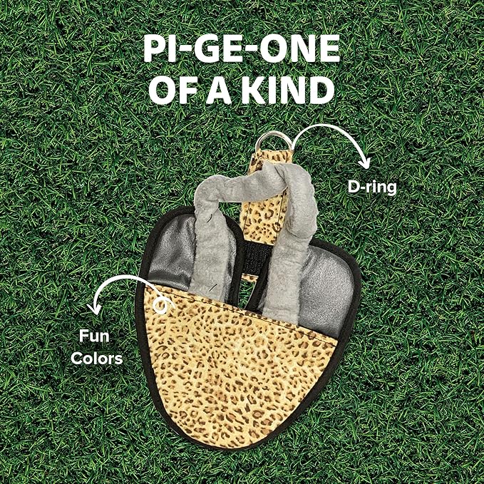 Bird Diaper, Wrap Around, for Larger Pigeons, Small Breed Hens & Roosters, Leak-Proof Design, Comfortable Fleece Strap Bird Harness with Sewn-in Liner & Secure Hook and Loop Closure - XS, Leopard