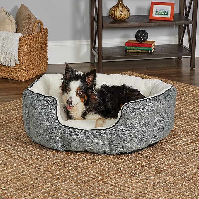 MidWest Homes for Pets Medium QuietTime Deluxe Pet Bed- Evergreen/Fur